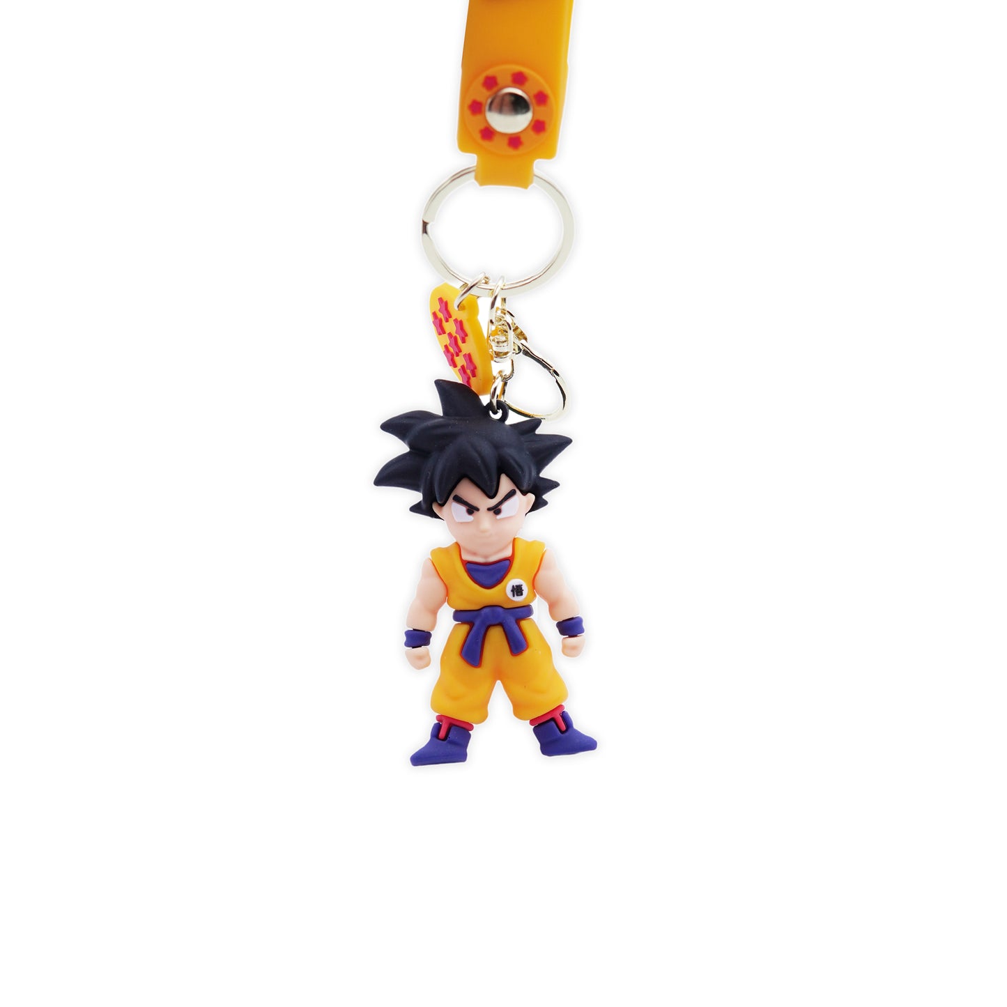 Base Goku Rubber Keychain - Dragon Ball