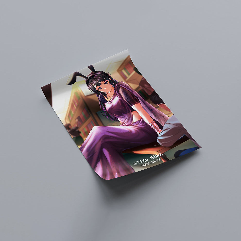 Desi Bunny Girl Senpai Poster - Weebshop
