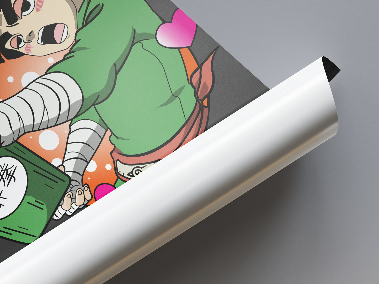 Drunken Rock Lee Poster - Naruto - Weebshop