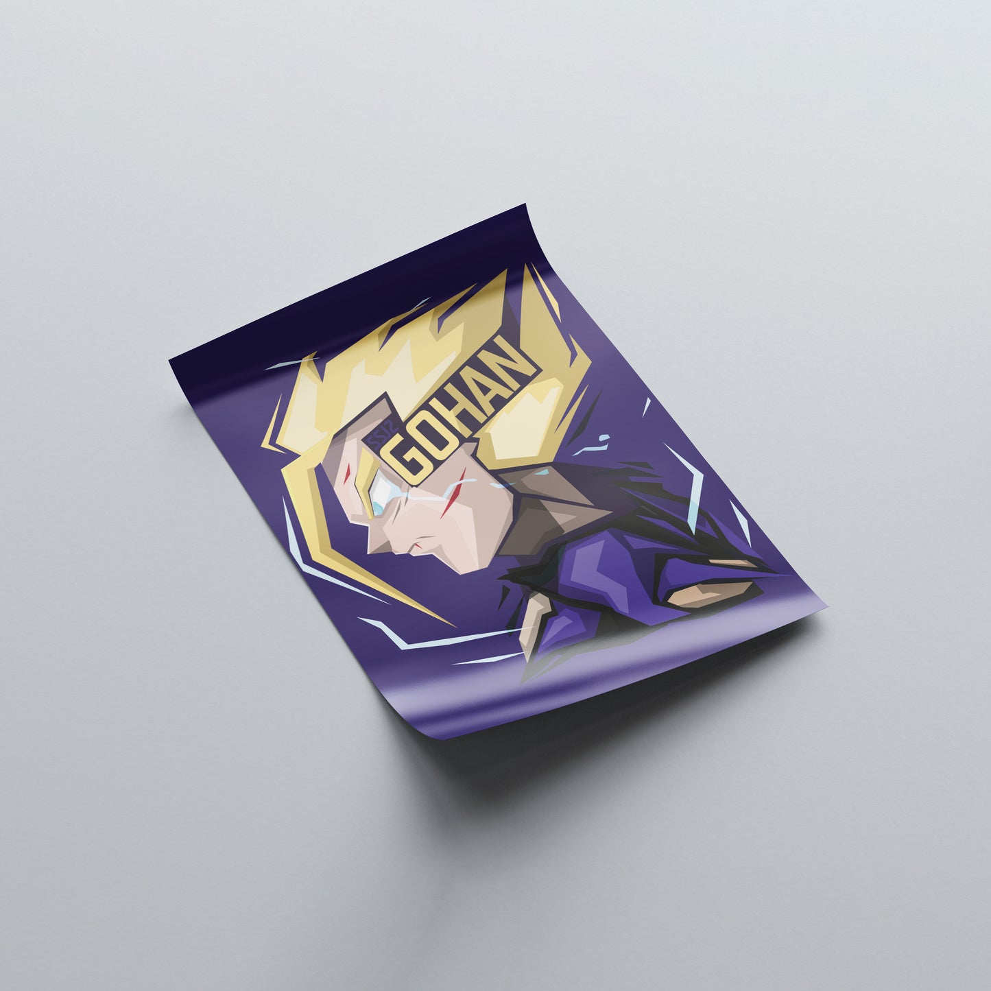 Gohan Abstract Art Poster - Dragon Ball - Weebshop