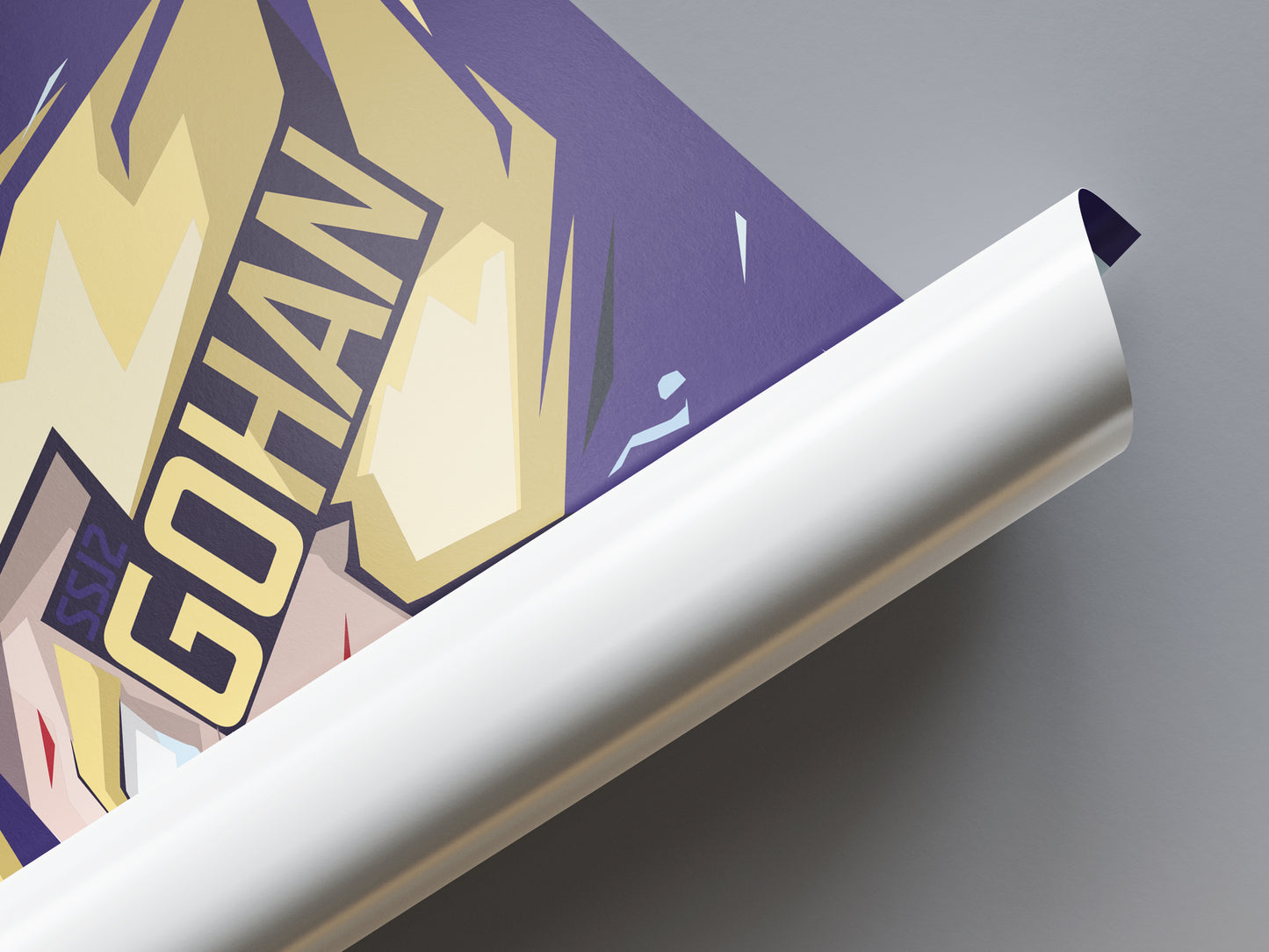 Gohan Abstract Art Poster - Dragon Ball - Weebshop