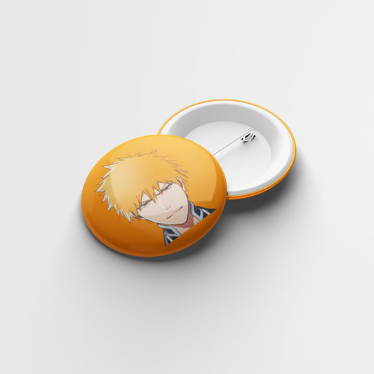 Ichigo Kurosaki Face Badge - Bleach