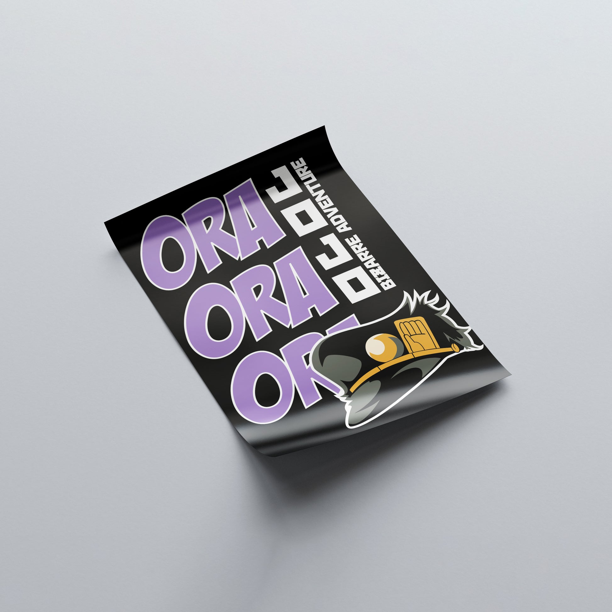 Jotaro Kujo Ora Ora Ora Poster - Jojo's Bizarre Adventure - Weebshop