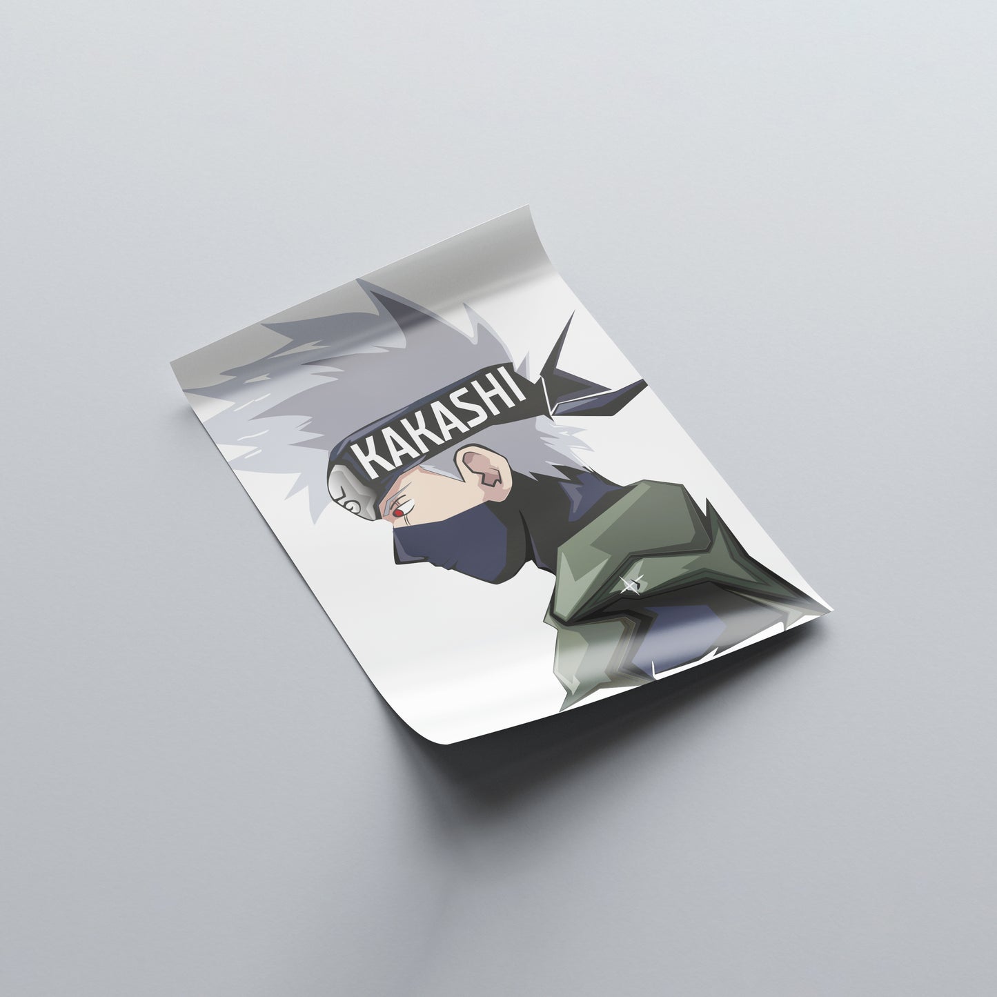 Kakashi Hatake Abstract Art Poster - Naruto - Weebshop