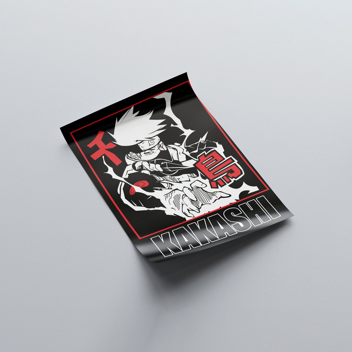 Kakashi Hatake Chidori Poster - Naruto - Weebshop