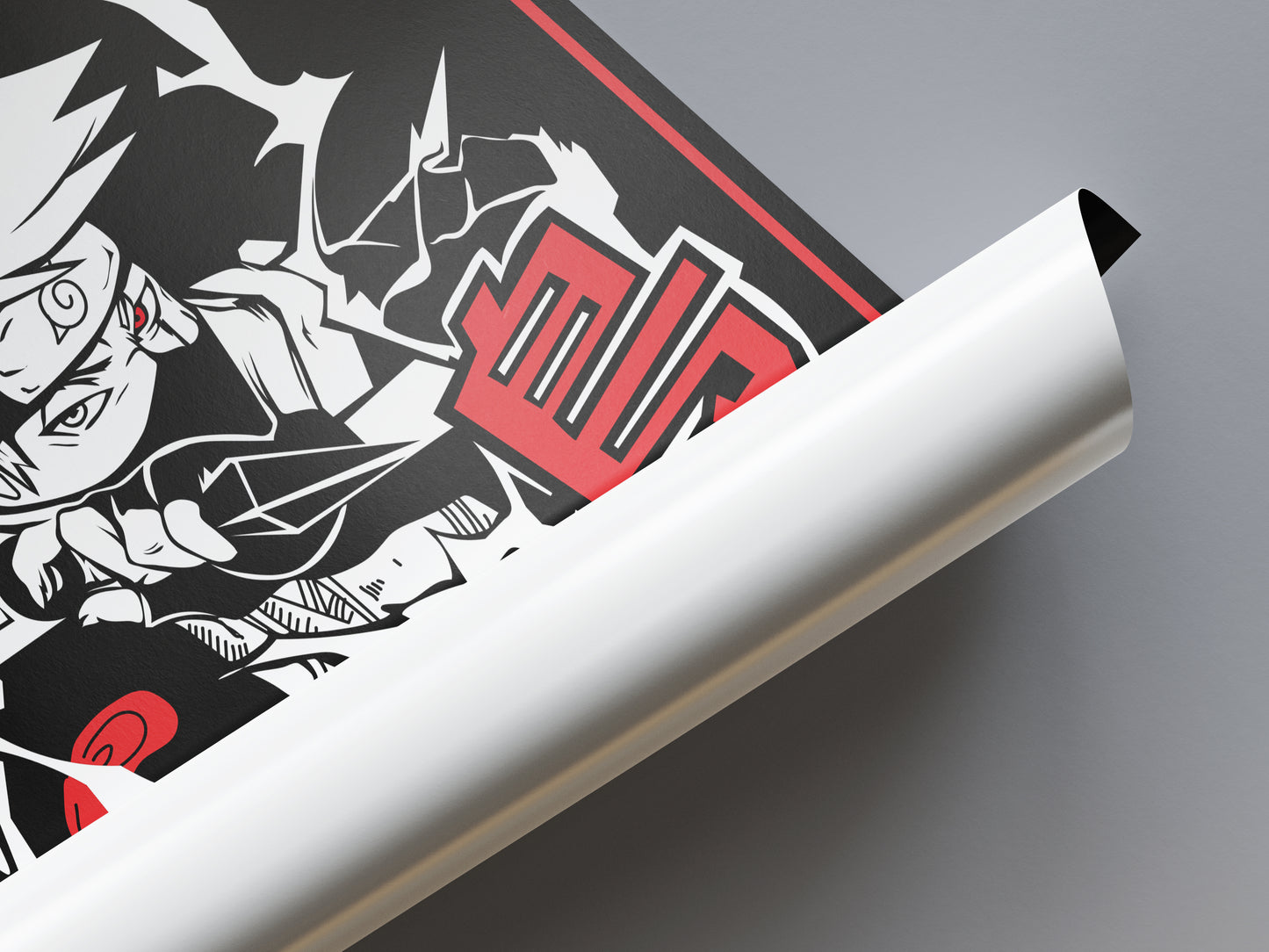 Kakashi Hatake Chidori Poster - Naruto - Weebshop