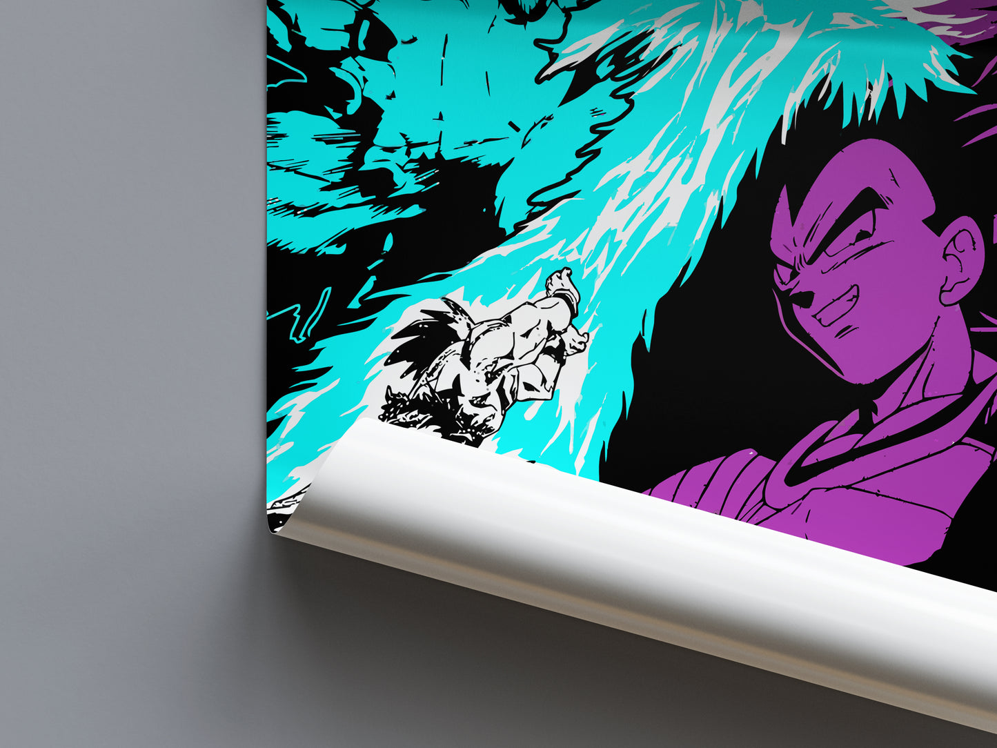 Kamehameha vs Galick Gun Poster - Dragon Ball - Weebshop