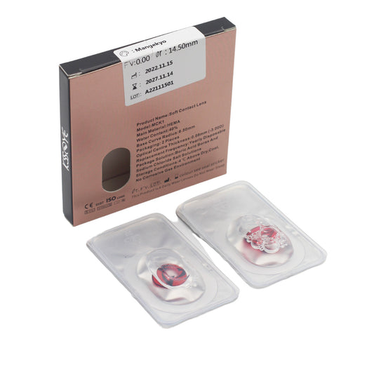 Kakashi/Obito Mangekyo Sharingan Contact Lens - Naruto - Weebshop