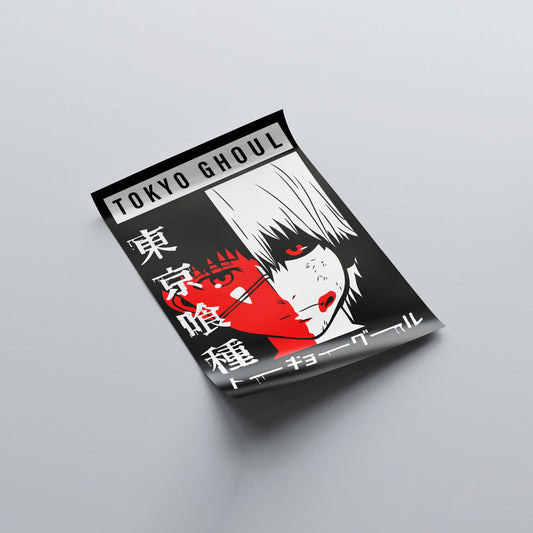 Kaneki Ken Ghoul Poster - Tokyo Ghoul - Weebshop