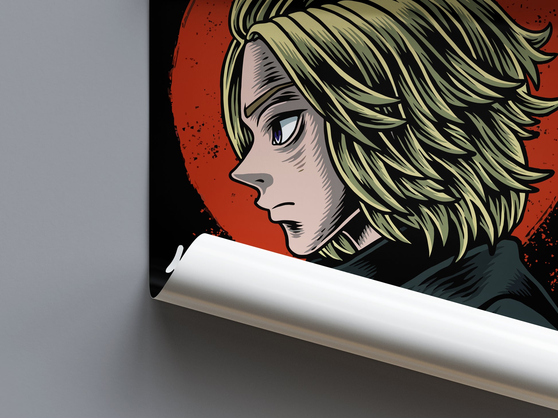 Manjiro Sano Mikey Side Face Poster - Tokyo Revengers - Weebshop