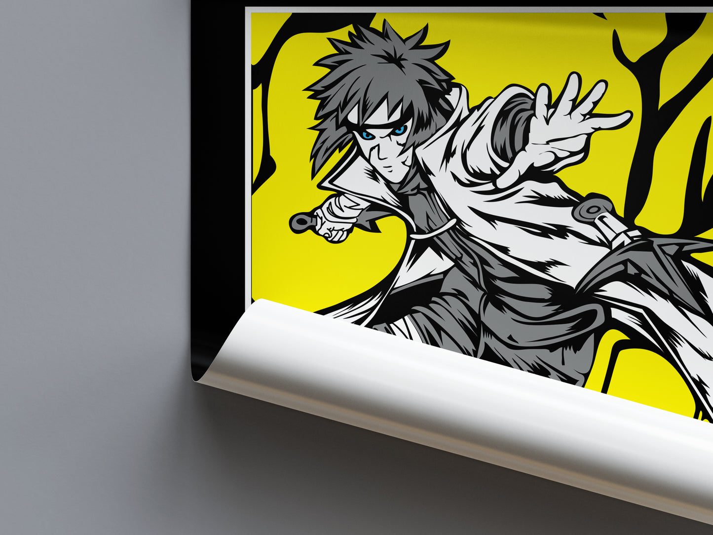 Minato Namikaze Reanimated Poster - Naruto - Weebshop