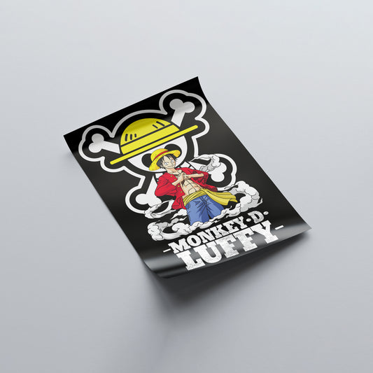 Monkey D Luffy Fight Pose Poster - One Piece - Weebshop