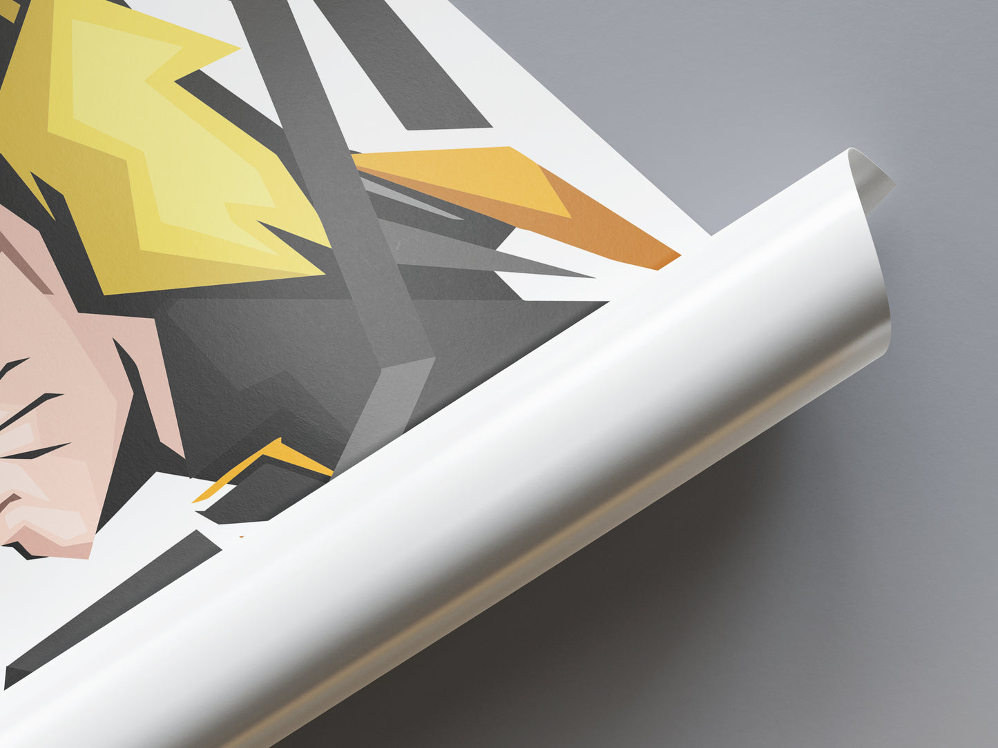 Naruto Uzumaki Abstract Art Poster - Naruto - Weebshop