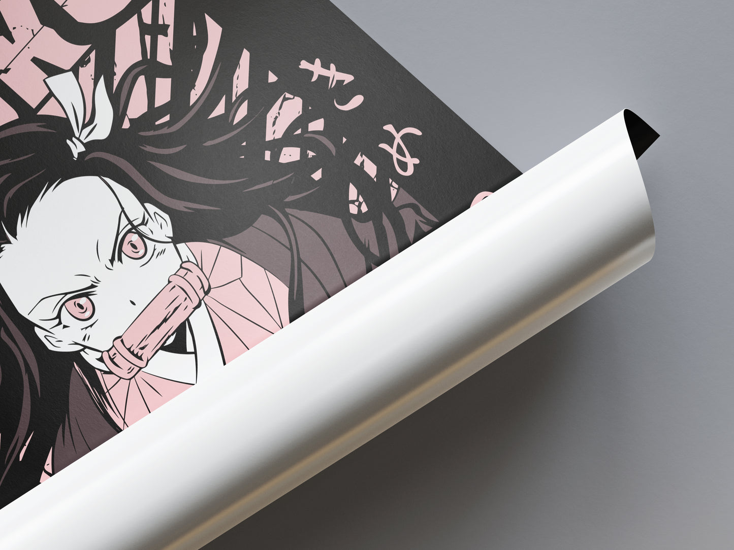 Nezuko Kamado Haughty Poster - Demon Slayer - Weebshop