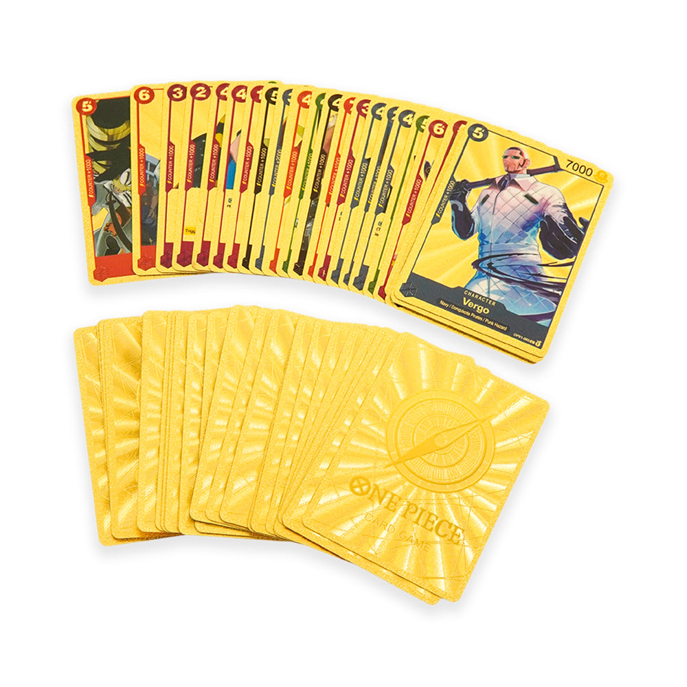 One Piece Gold Trading Cards