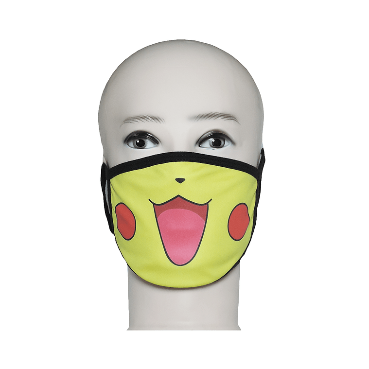 Pikachu Cute Face Mask - Pokemon - Weebshop