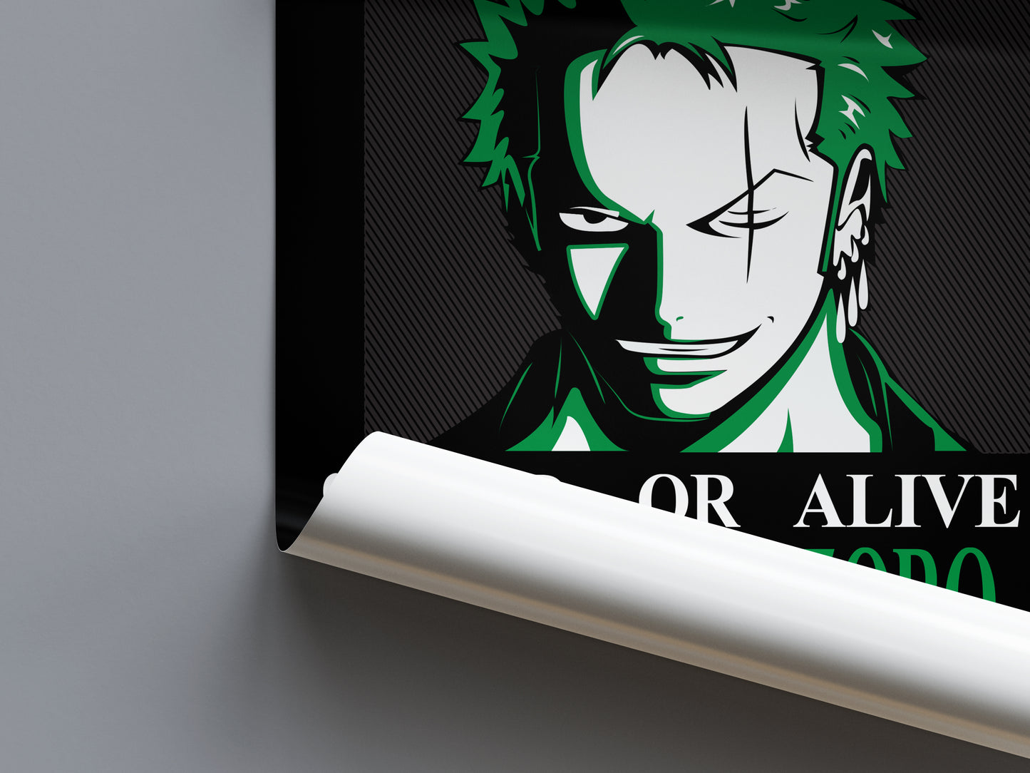 Roronoa Zora Green Bounty Poster - One Piece - Weebshop