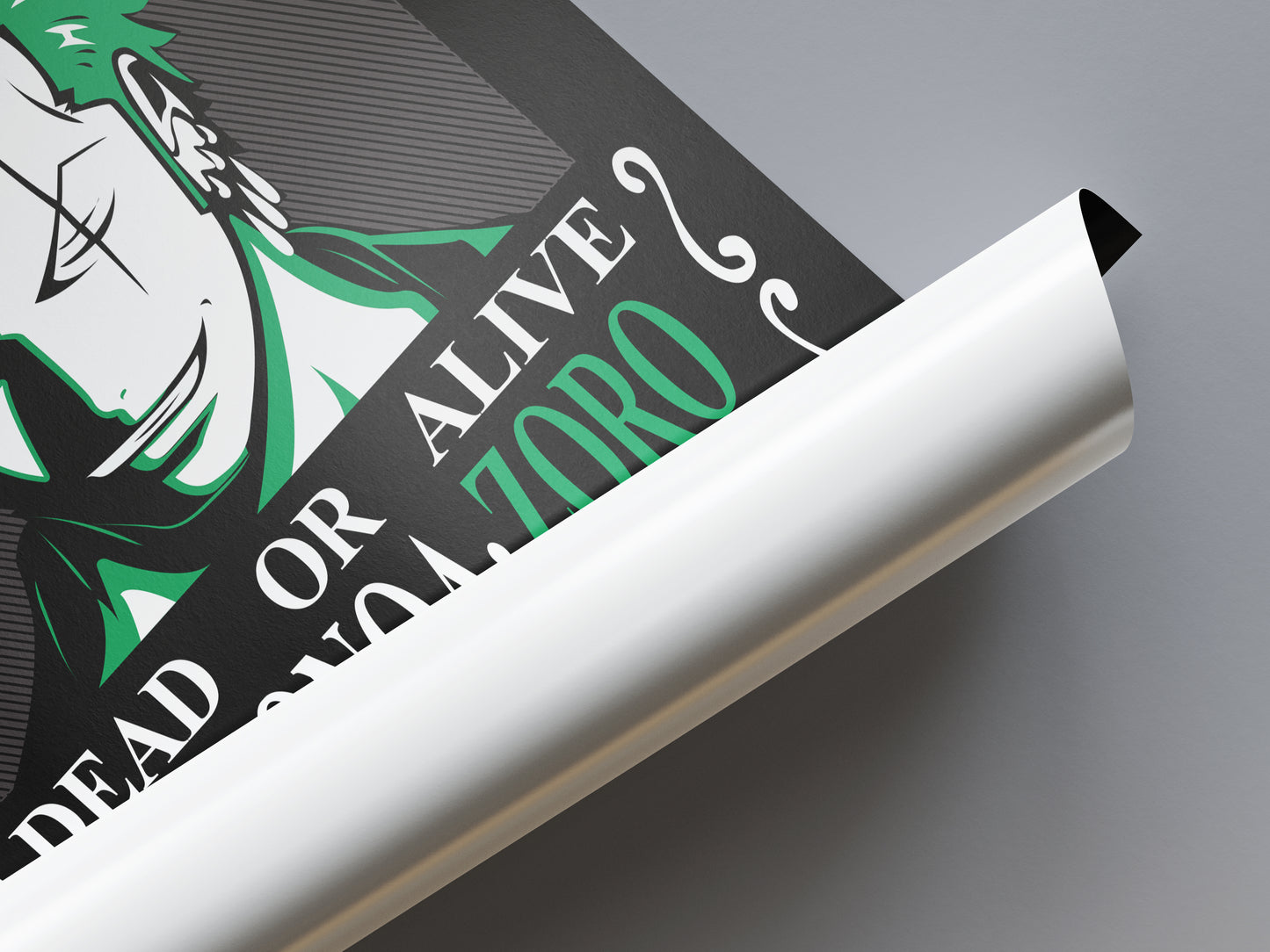 Roronoa Zora Green Bounty Poster - One Piece - Weebshop