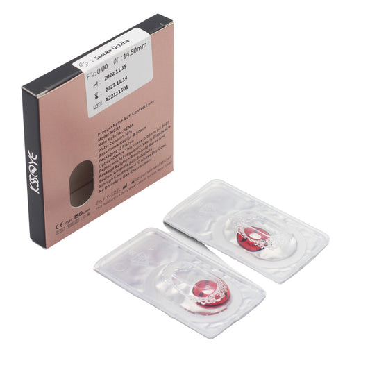 Sasuke Uchiha Sharingan Contact Lens - Naruto - Weebshop