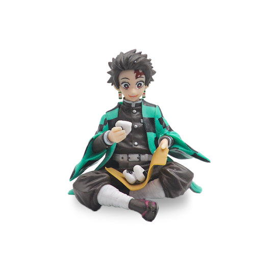 Tanjiro Kamado Eating Onigiri Figurine - Demon Slayer - Weebshop