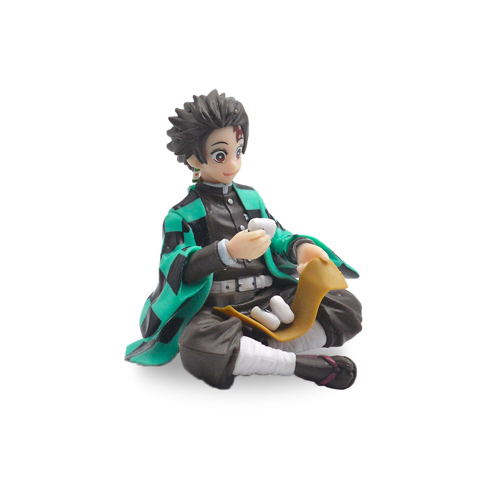 Tanjiro Kamado Eating Onigiri Figurine - Demon Slayer - Weebshop