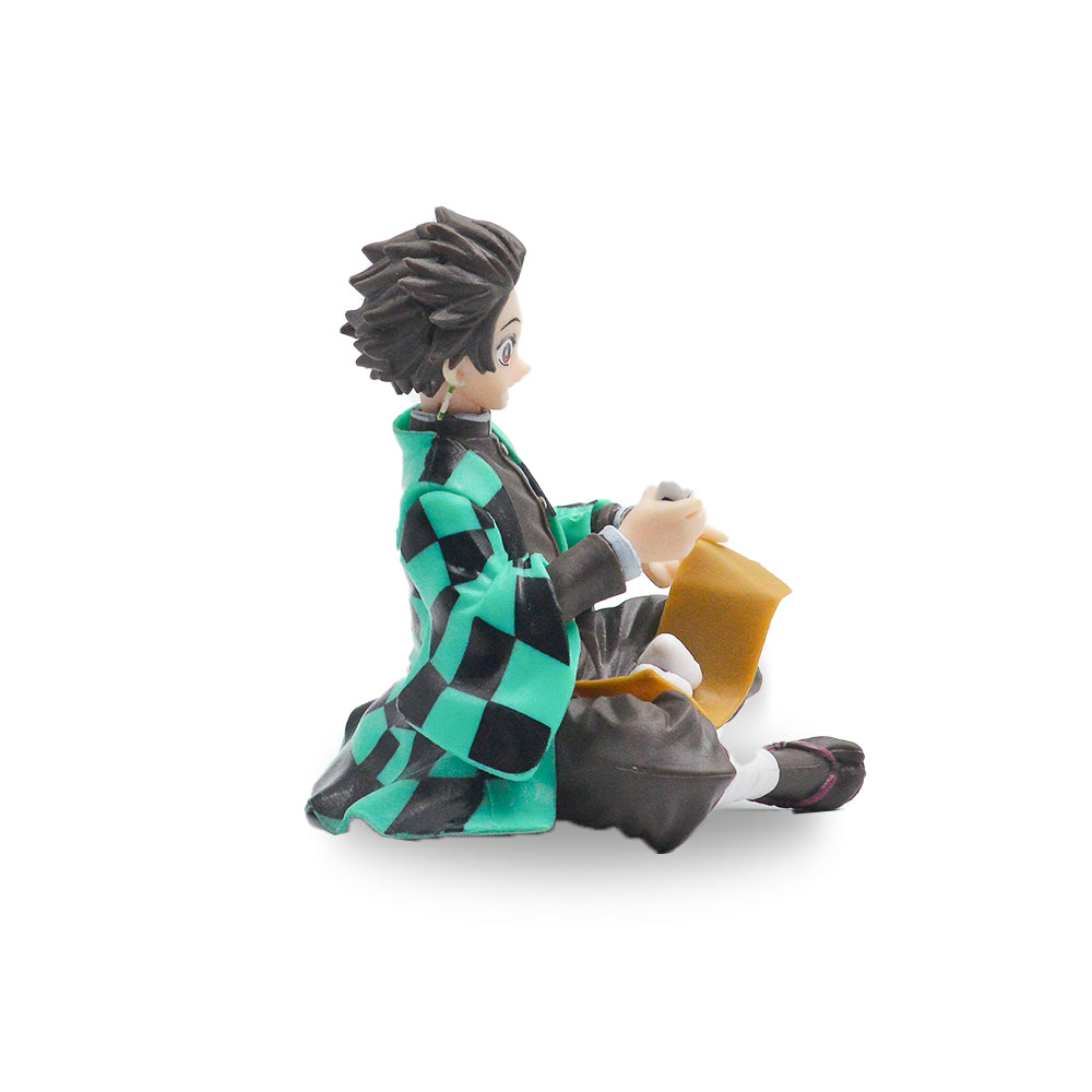 Tanjiro Kamado Eating Onigiri Figurine - Demon Slayer - Weebshop