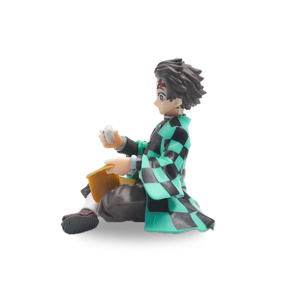 Tanjiro Kamado Eating Onigiri Figurine - Demon Slayer - Weebshop