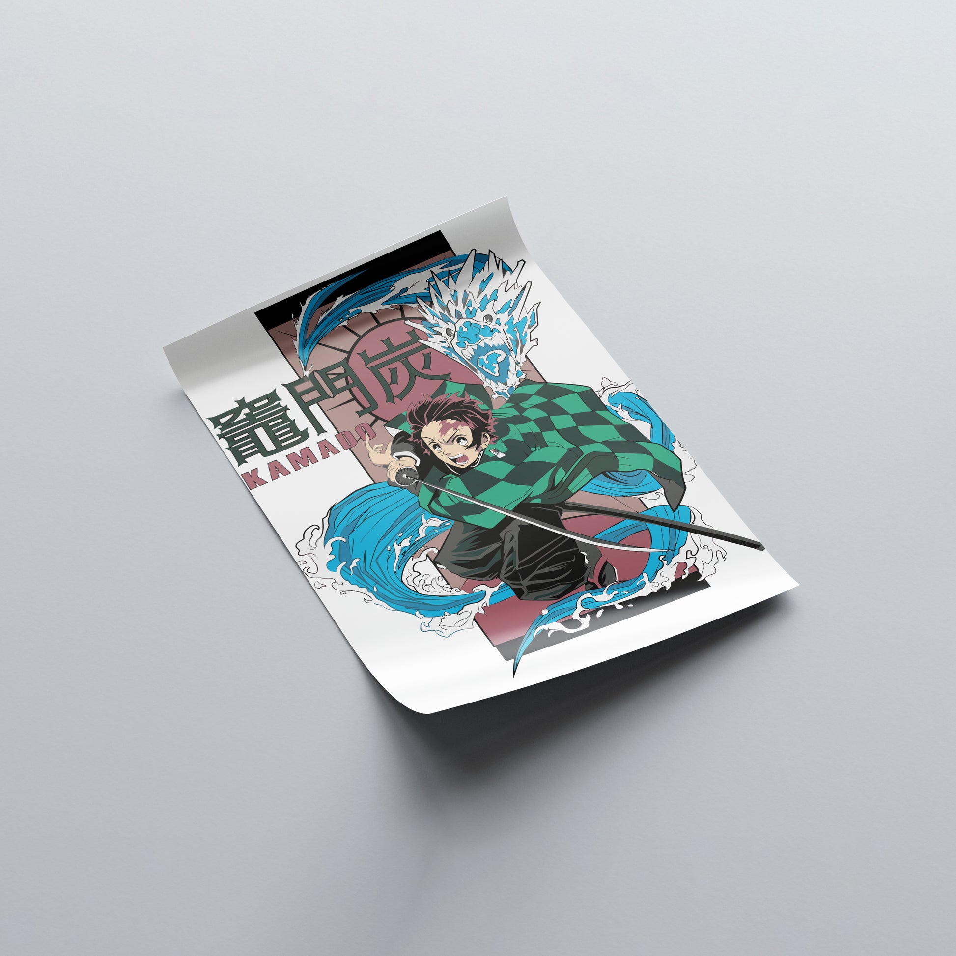 Tanjiro Kamado Constant Flux Poster - Demon Slayer - Weebshop