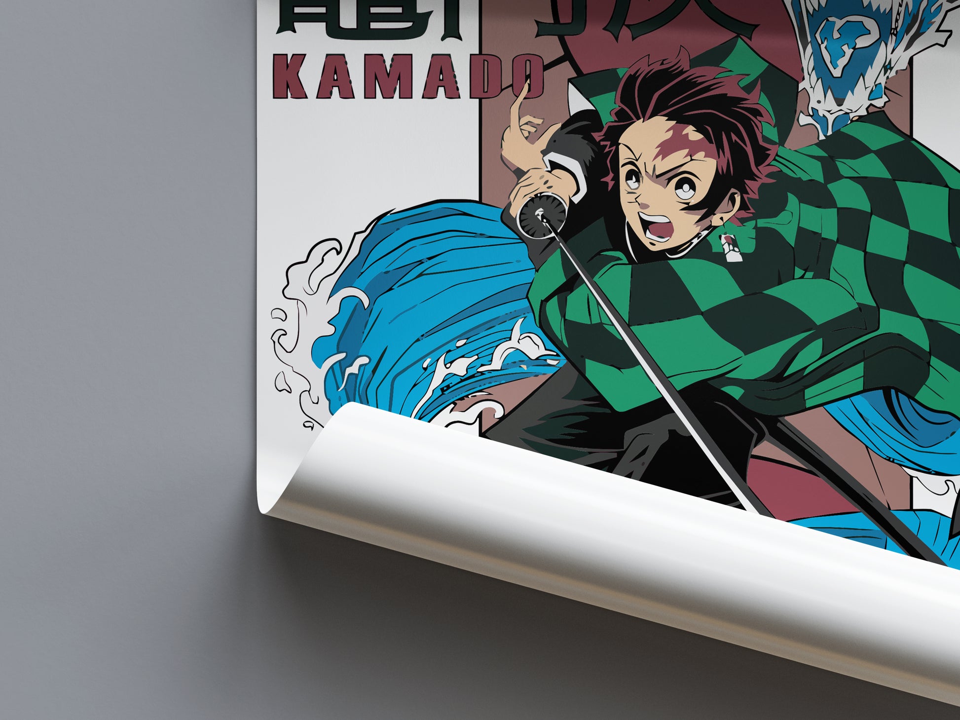 Tanjiro Kamado Constant Flux Poster - Demon Slayer - Weebshop