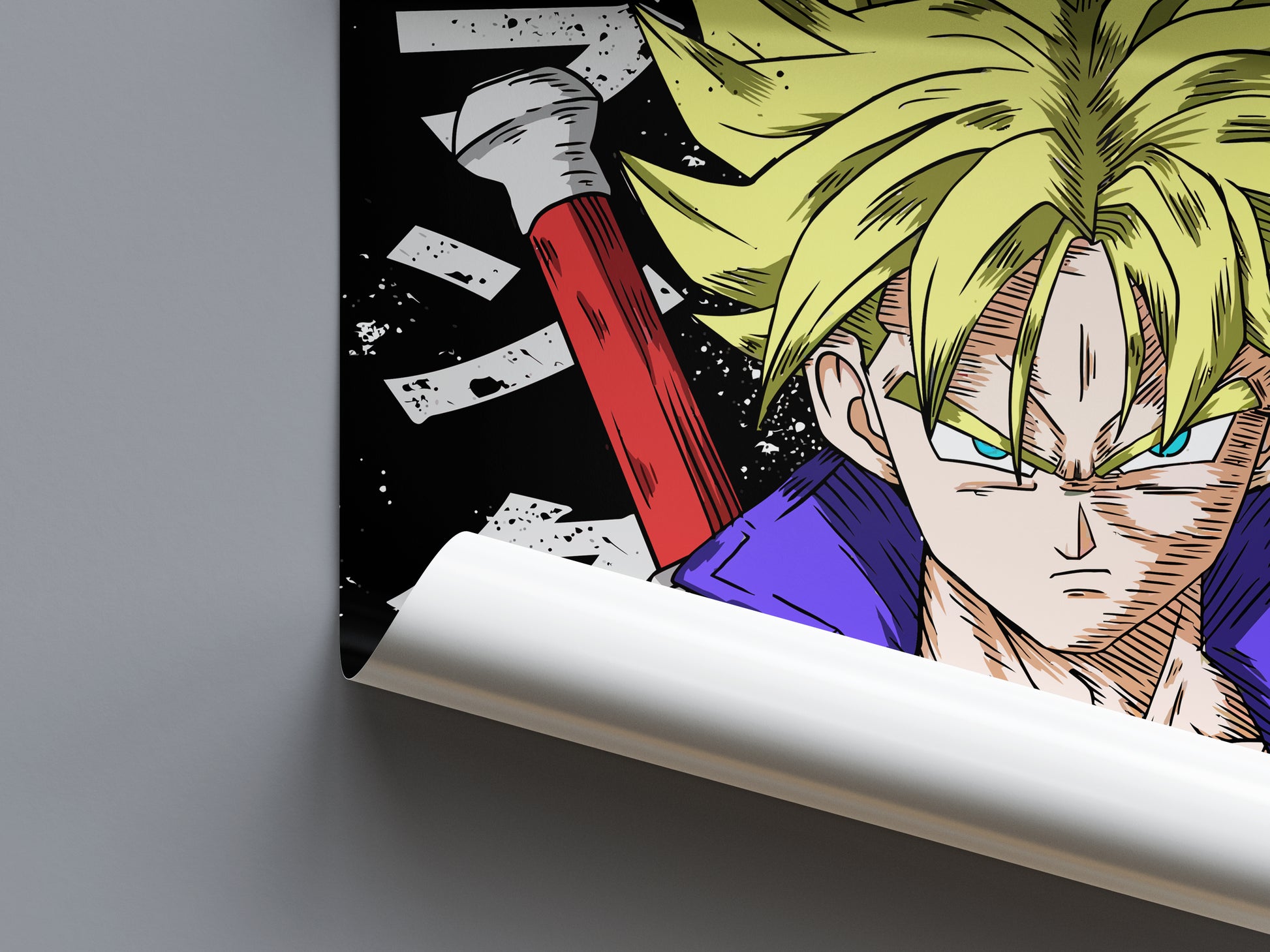 Trunks Super Saiyan Poster - Dragon Ball - Weebshop