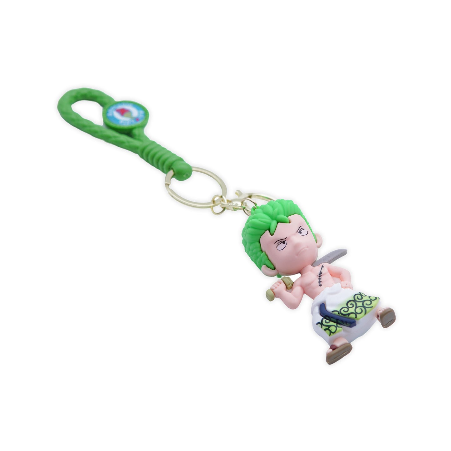 Roronoa Zoro Wano Rubber Keychain - One Piece