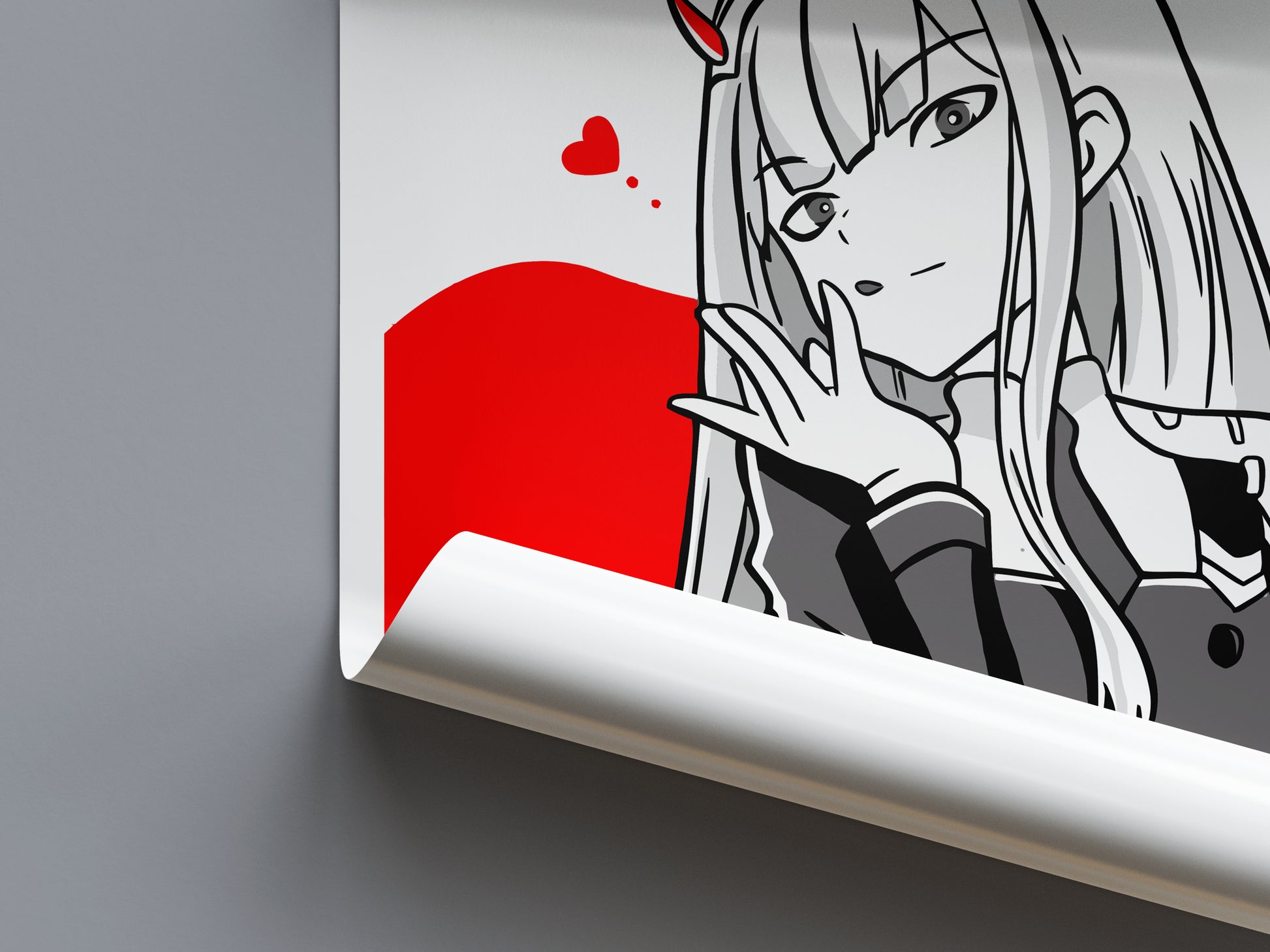 Zero Two Waifu Poster - Darling in the Franxx - Weebshop