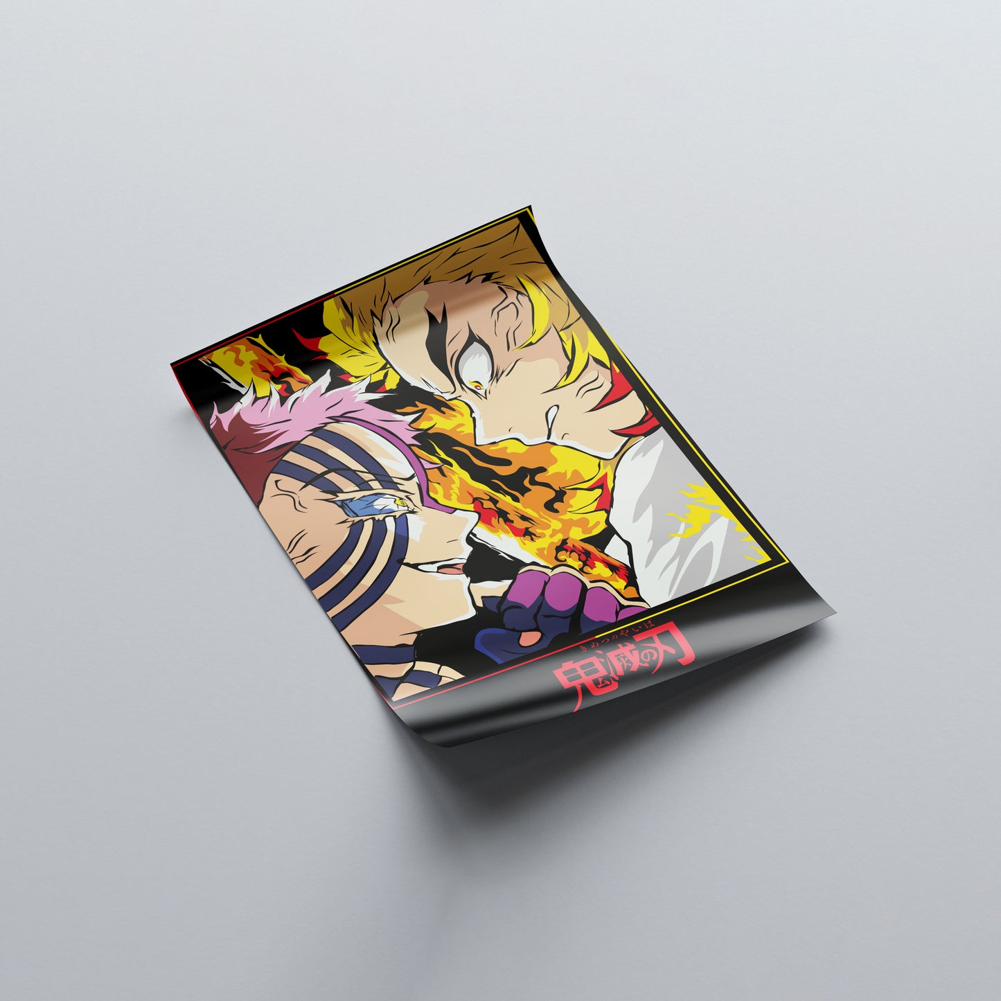 Akaza vs Kyojuro Rengoku Poster - Demon Slayer - Weebshop