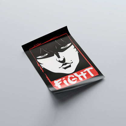 Baki Hanma Fight Poster - Baki - Weebshop
