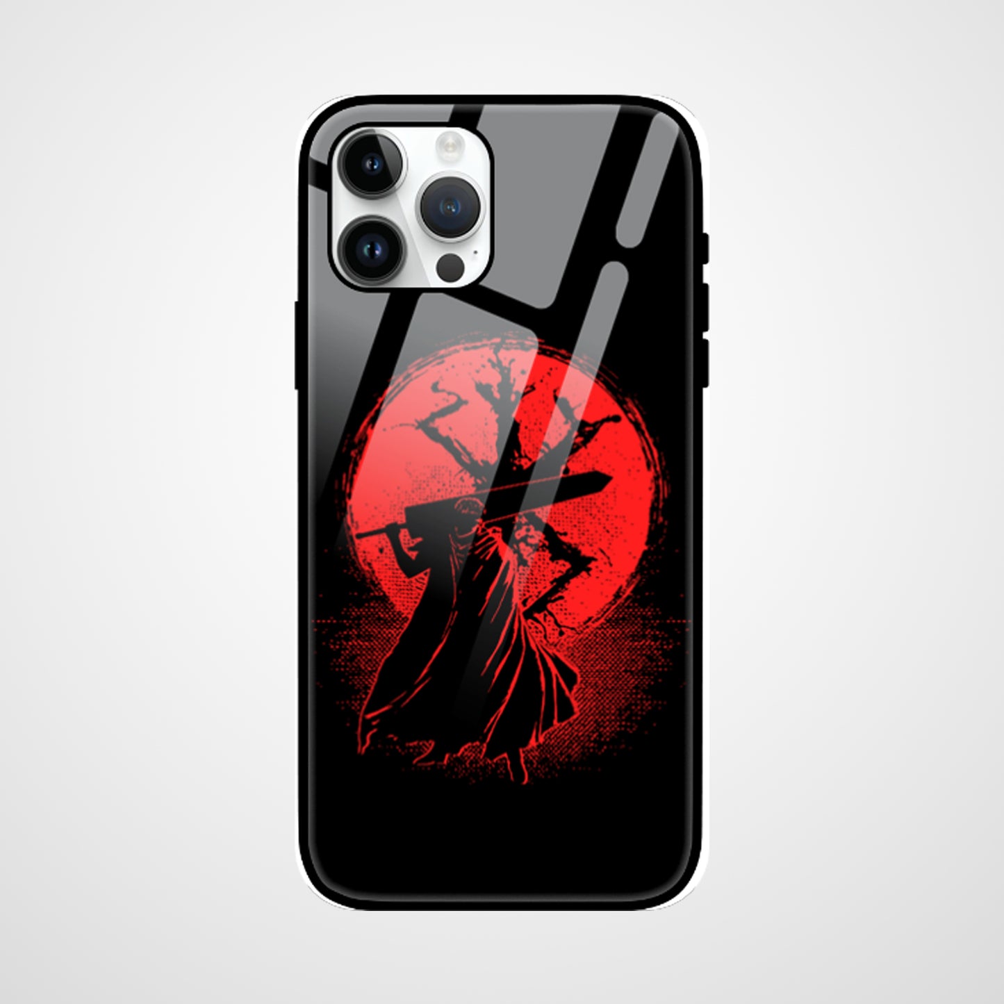 Guts Blood Red Glass Case - Berserk