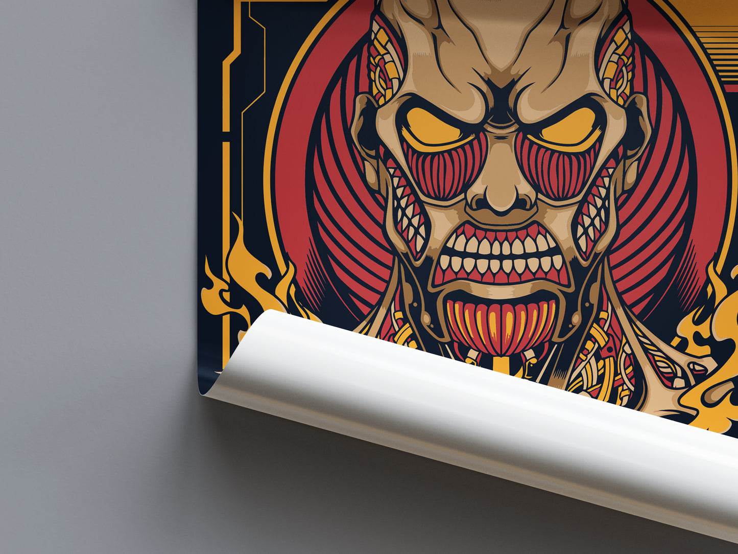 Colossal Titan Poster - Attack On Titan - Weebshop