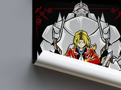 Edward and Alphonse Elric Poster - Full Metal Alchemist - Weebshop