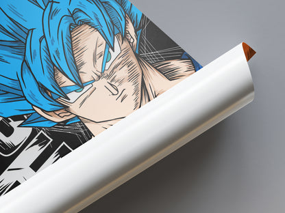 Goku Super Saiyan Blue Poster - Dragon Ball - Weebshop