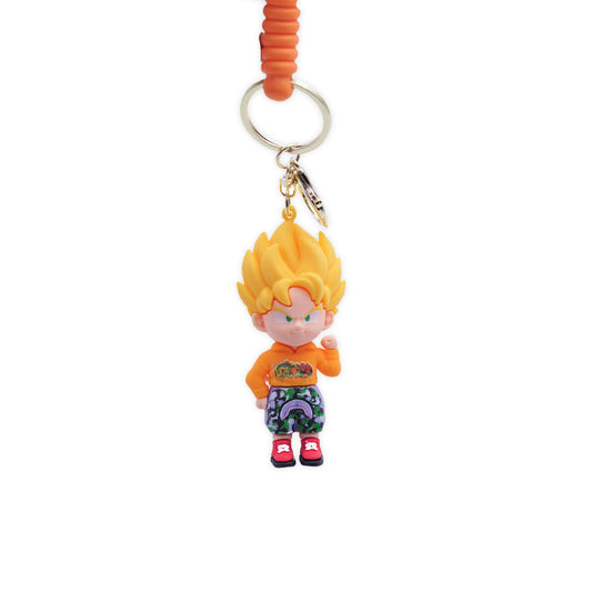 Goku Drip Rubber Keychain - Dragon Ball