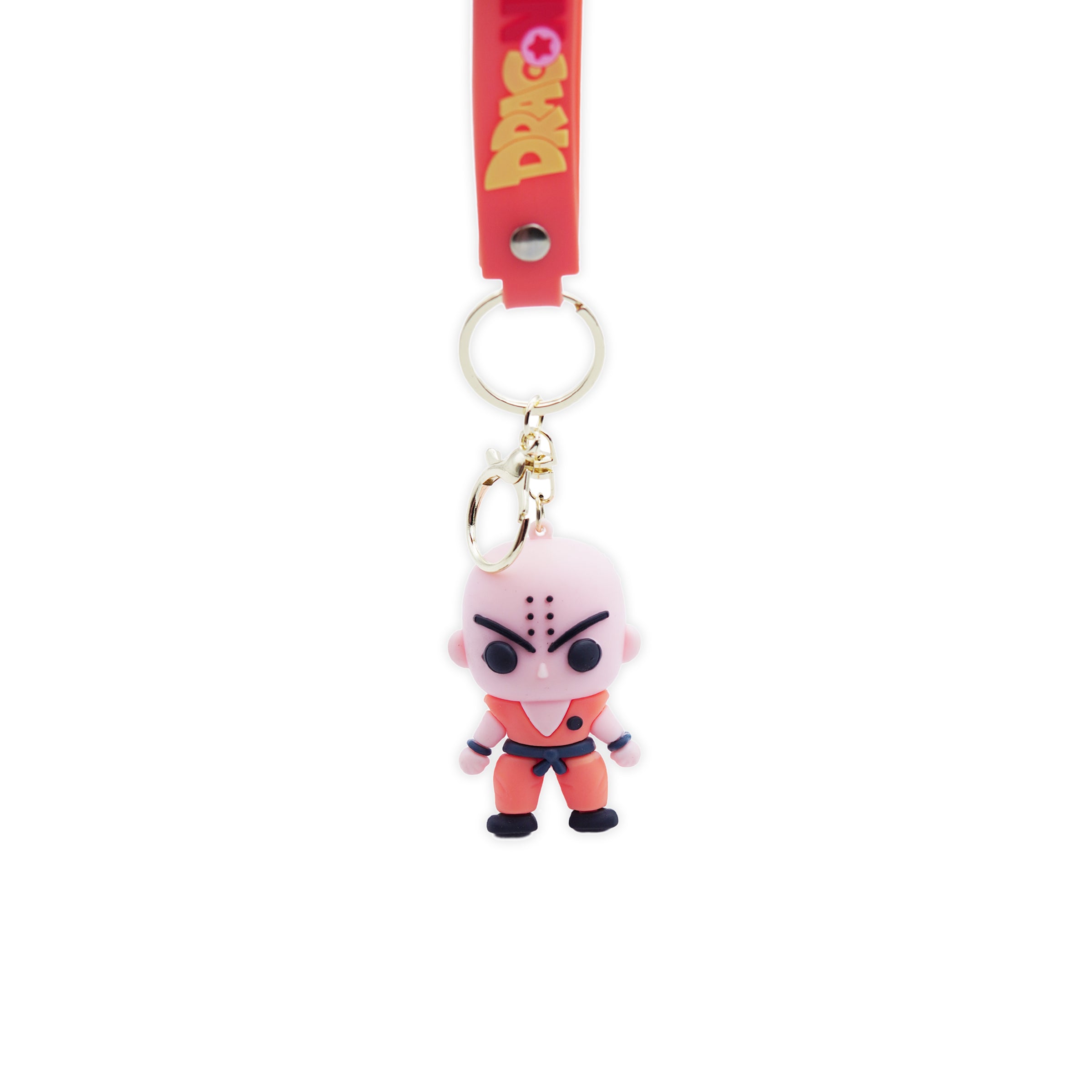 Krillin Pop Rubber Keychain - Dragon Ball | Weebshop Anime Merchandise