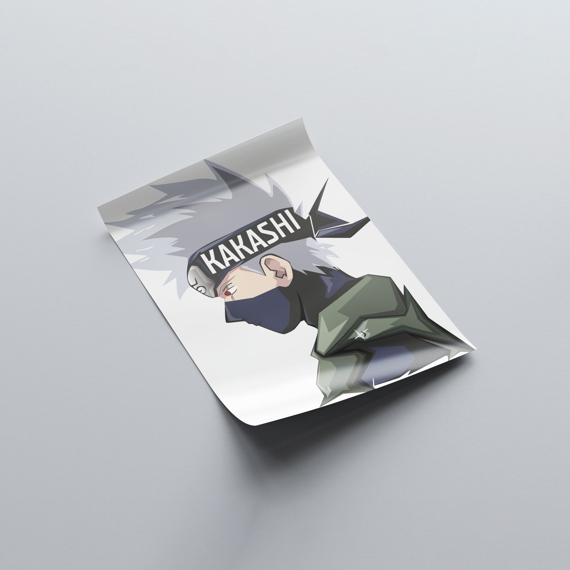 Kakashi Hatake Abstract Art Poster - Naruto - Weebshop