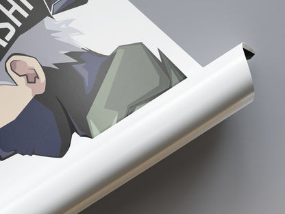 Kakashi Hatake Abstract Art Poster - Naruto - Weebshop