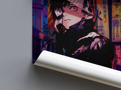 Kaneki Ken Urban Style Poster - Tokyo Ghoul - Weebshop