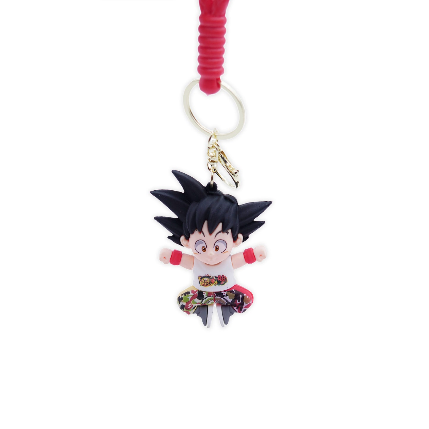 Kid Goku Drip Rubber Keychain - Dragon Ball