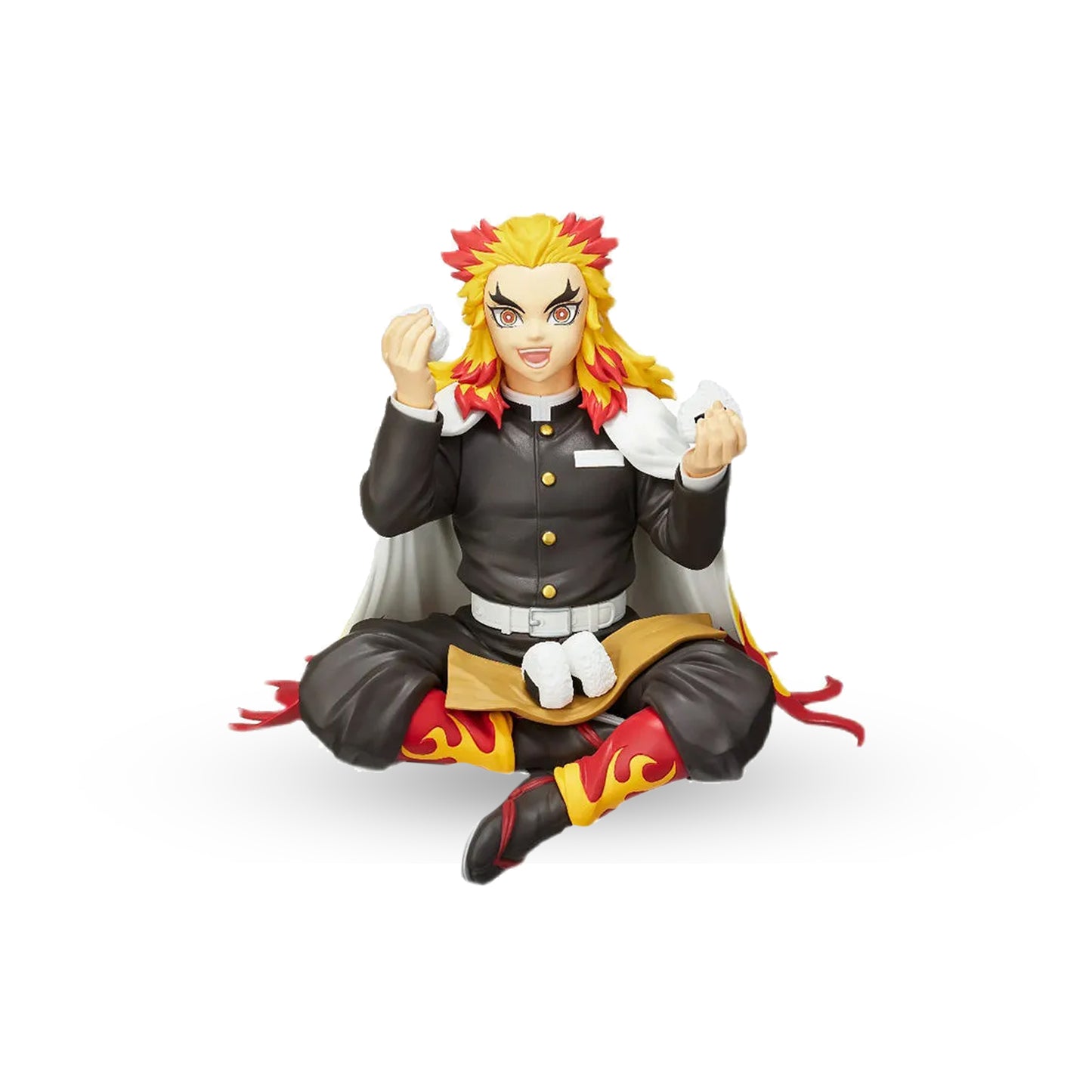 Kyojuro Rengoku Eating Onigiri Figurine - Demon Slayer