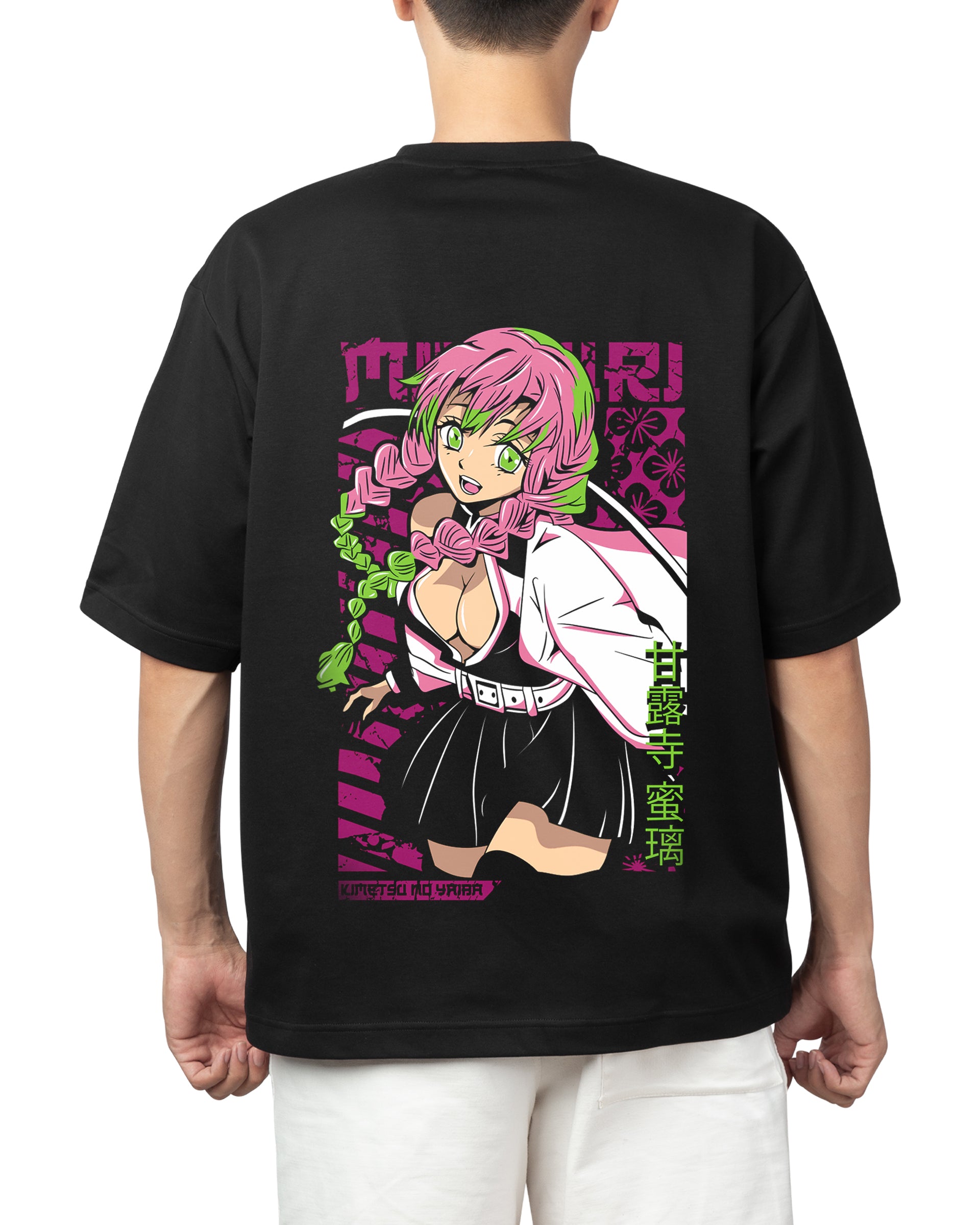 Mitsuri kanroji Oversized T-shirt - Demon Slayer - Weebshop