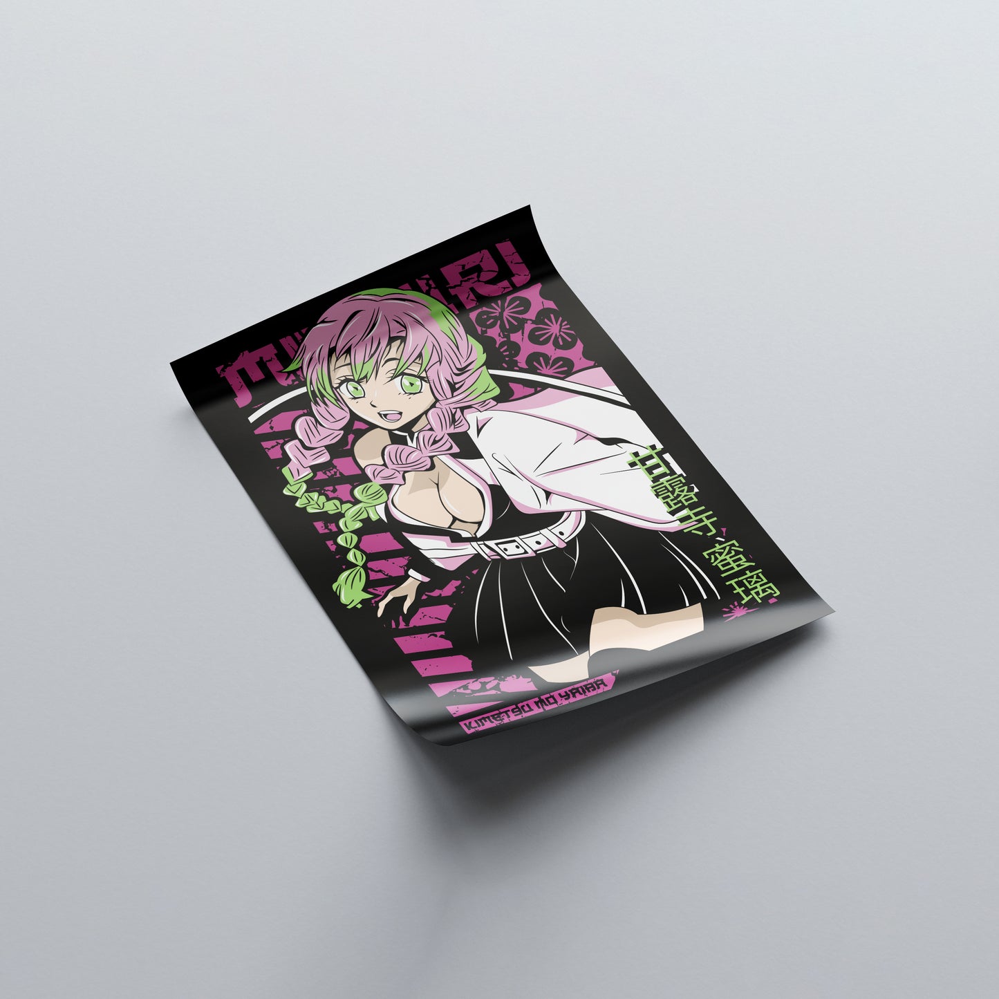 Mitsuri Kanroji Kawai Poster - Demon Slayer - Weebshop