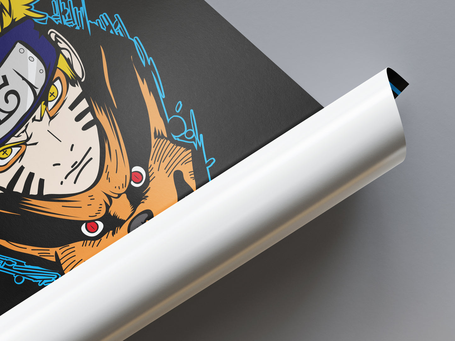 Naruto Uzumaki x 9 Tailed Fox Poster - Naruto - Weebshop