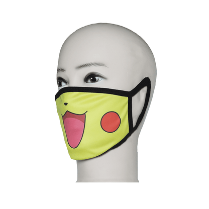 Pikachu Cute Face Mask - Pokemon - Weebshop