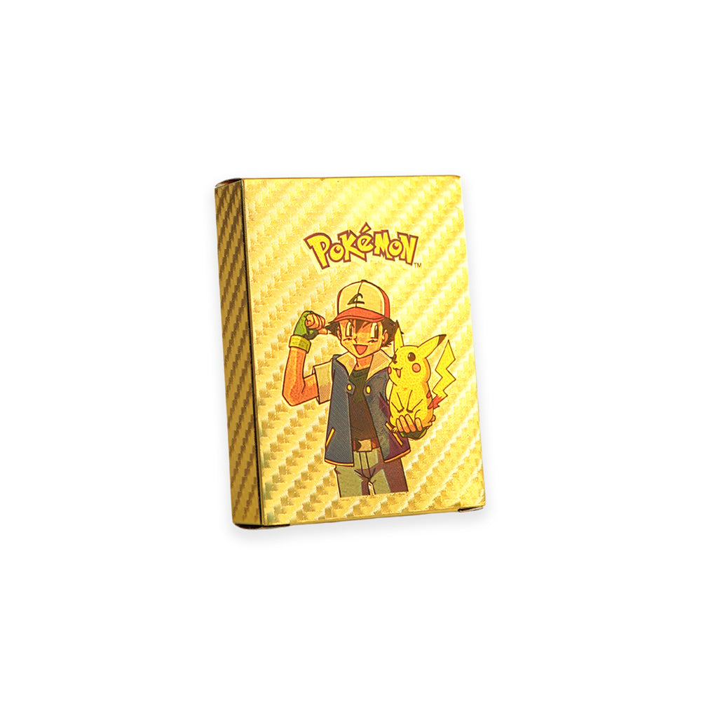 Pokemon 55Pcs Gold Trading Cards